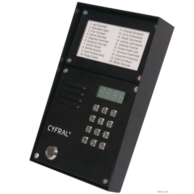 Skaitmeninė Telefonspynė CYFRAL PC-2000DE/LM Su Raktų Skaitytuvu